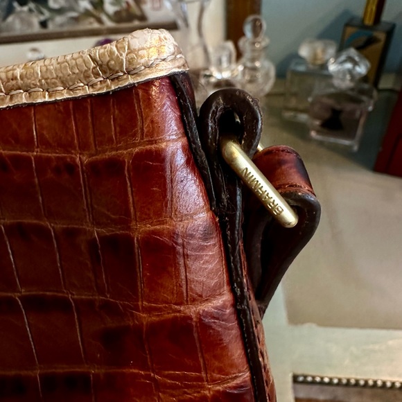 Brahmin medium Asher should bag Pecan/white - Picture 8 of 12